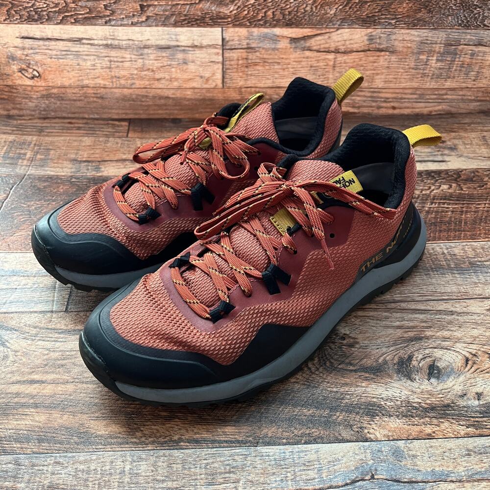 The North Face Activist Futurelight Hiking Shoes Men's 9 Rust Orange Sneaker